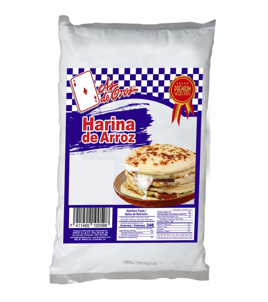 Harina de Arroz As de Oro 2LB